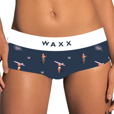Shorty femme coton uni Frenchy - Waxx